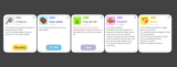 LayerLab Shop GUI Life Game interface design with detailed PSD file, featuring colorful game elements and user interface components.
