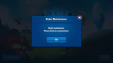 Screenshot of GUI Pro casual game interface popup, featuring checking status and design elements from 내 스토어.