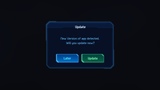 LayerLab Shop GUI Pro Survival Clean interface update screenshot showing popup window and interface elements.