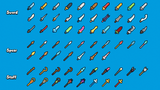 2D Minimal Character Maker by LAYERLAB Shop, featuring customizable simple cartoon-style characters in vibrant colors.