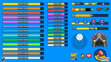 Minimal blue game interface design by LAYERLAB Shop for GUI Pro, featuring sleek layout and customizable PSD file.