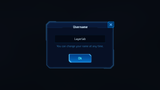 Screenshot of GUI Pro Survival Clean interface by LAYERLAB Shop showing a popup window with username input field and options.