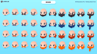 3D character model with a detailed beard from LAYERLAB Shop's Hero Core Vol.1 collection