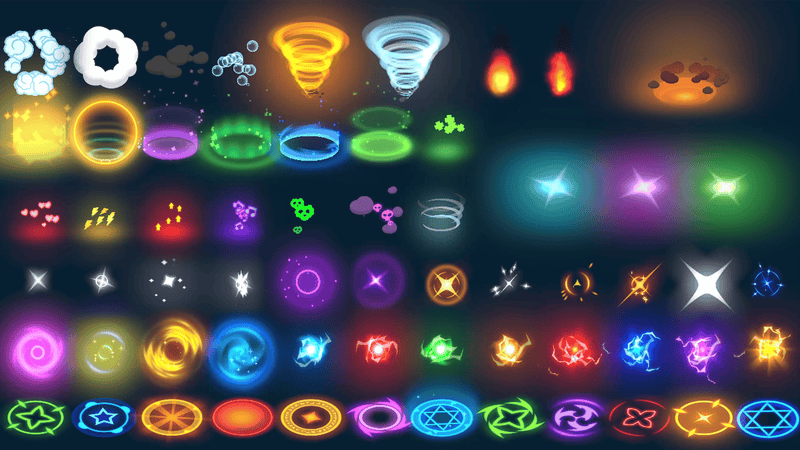 Cartoon Casual VFX Pack