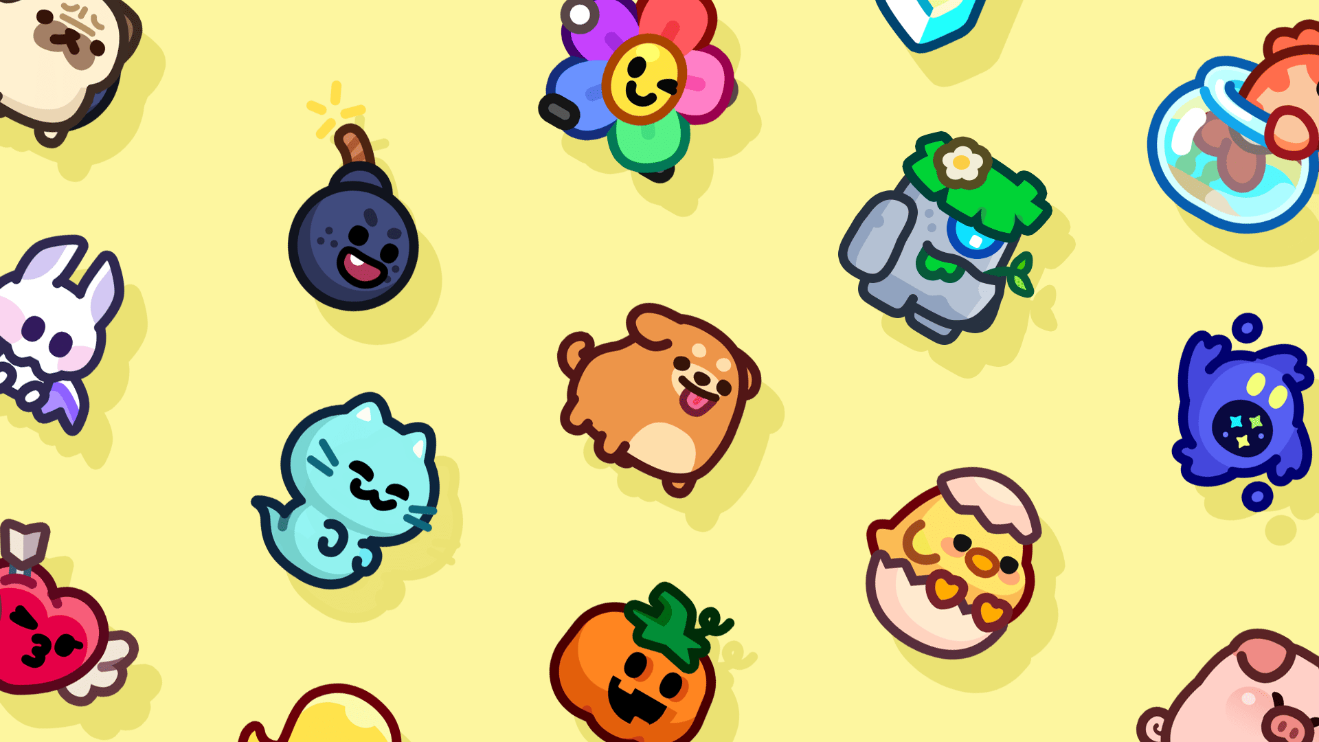 LayerLab 2D Character Pet Pack cover image showing cute pet characters for casual and mobile games