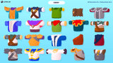 3D hero core character from LAYERLAB Shop, detailed chest design for 3D character modeling and animation.