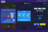 Colorful vertical interface pack from LAYERLAB for mobile puzzle and idle game projects, featuring casual, vibrant UI elements.