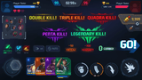 GUI Pro - Survival Clean gameplay interface showcasing survival game UI kit with kill notifications and player stats.