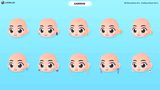 3D hero core character earring design from LAYERLAB Shop's 3D Characters Vol.1 collection