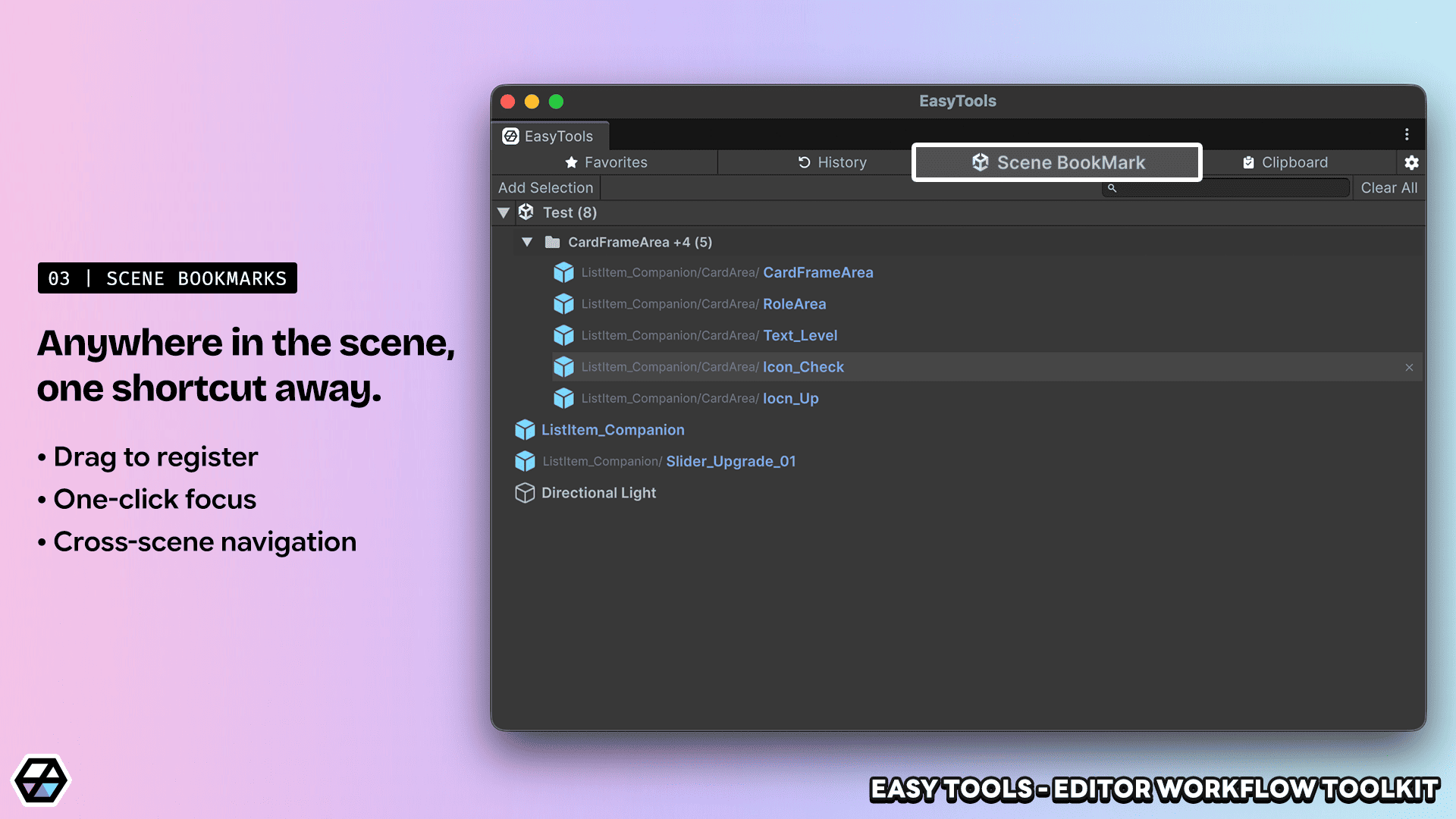 Easy Tools - Editor Workflow Toolkit