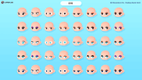 3D hero character from LAYERLAB Shop's Hero Core Vol.3 set, featuring detailed eye design and vibrant colors.