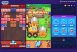 Vertical casual game UI interface by LAYERLAB, featuring simple, clear design with modern elements in a PSD format.