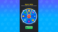 LAYERLAB Shop GUI Super Casual Roulette interface showing colorful game wheel and control buttons on a sleek digital display.