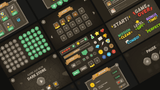 DarkStone interface design by LAYERLAB Shop featuring a sleek, dark-themed graphical user interface with modern visual elements.