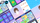 Colorful 2D life simulation game UI showing character customization, shop, and license cards for casual avatar-style mobile games, bright pastel interface, Layerlab, store.layerlab