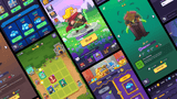 Fantasy hero-themed interface from GUI Pro by LAYERLAB Shop, featuring vibrant character artwork and fantasy-inspired design elements.