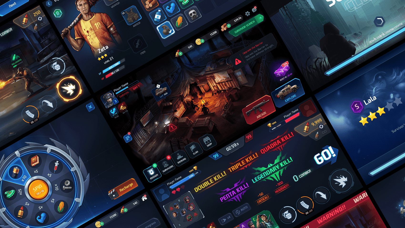 GUI Pro – Survival Clean | Modern Survival Game UI Kit | LAYERLAB ...