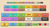 Multi-Color and Size Button PSD by LAYERLAB – customizable game UI buttons in various colors