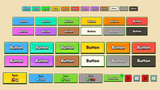 Game button variations – multiple sizes and colors for mobile game interface design