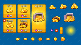 Gold Shop Pack PSD Template by LAYERLAB – in-game gold coin store UI for mobile games