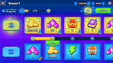 Layer Store Battle Pass UI PSD template interface showing vibrant game battle pass design with vector graphics.
