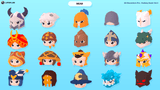 3D hero character head model from LAYERLAB's Hero Core Vol.3 collection, featuring detailed facial features and stylized design.
