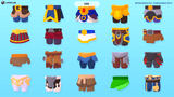 3D hero character from LAYERLAB's Hero Core Vol.1 collection, featuring detailed leg design in a vibrant 3D character style.