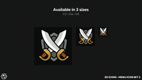 2D Icons - Menu Icon Set 2