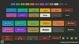 Multi-Color & Size Button Dark PSD