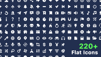 LAYERLAB free Picto Icon Pack 01 preview featuring 220+ pictogram icons for game UI