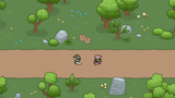 2D minimal forest environment prop by LAYERLAB Shop, featuring a simple forest scene with trees and natural elements.