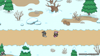 2D minimal environment prop by LAYERLAB Shop featuring a snowy landscape in a clean, stylized design.
