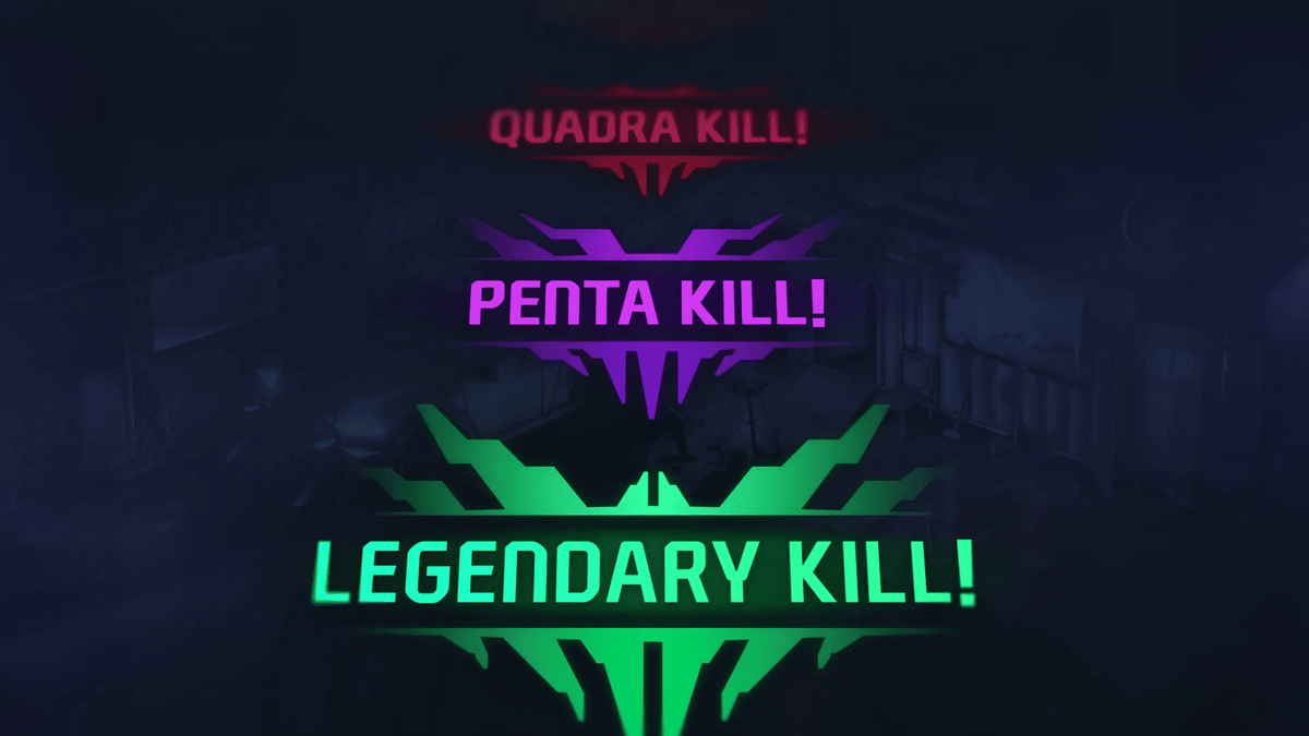 Kill Message Ui Sci-Fi Kill Streak Text Effects – FPS & Shooter UI | LAYERLAB – Layer Store