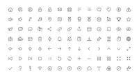 Screenshot of LayerLab Shop's 2D Icons Picto Pack showing various colorful vector icons on a digital screen.