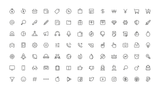 LayerLab Shop 2D icons Picto Pack, collection of colorful vector icons displayed on screen for digital design use.