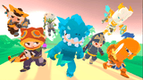 Screenshot of LAYERLAB Shop's 3D Hero Core Vol.3 characters showcasing detailed, vibrant 3D hero models for digital art and animation.