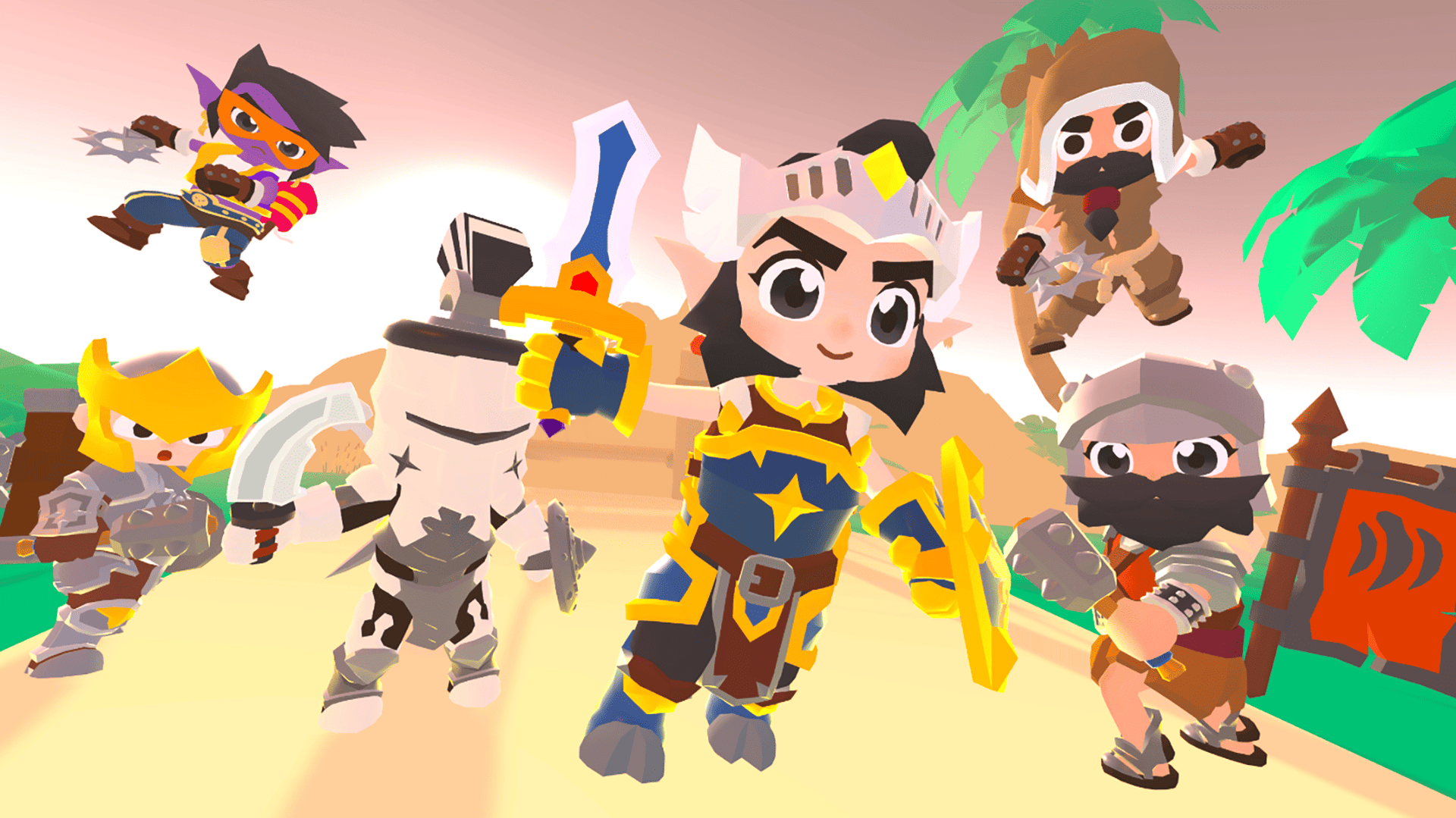 3D Hero Core Vol.1 character model from LAYERLAB Shop, detailed 3D character design with vibrant colors and dynamic pose.