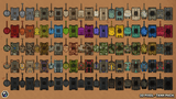 2D pixel tank sprites – multiple tank designs and color variations for war games