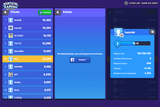 Vertical casual GUI interface by LAYERLAB for mobile game development, featuring organized UI elements for portrait casual games.