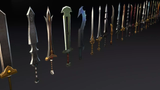 3D Weapon Prop from LAYERLAB Shop, detailed and realistic 3D model suitable for gaming or animation projects.