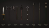 3D Weapon Prop 100 from LAYERLAB Shop showing a detailed, realistic 3D model of a weapon on a neutral background.