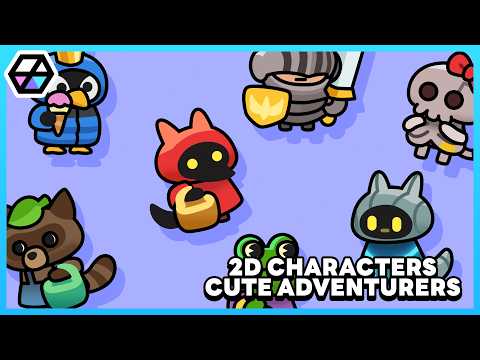2D Characters game asset collection