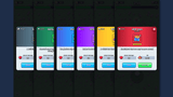 GUI Pro Super Casual interface by LAYERLAB Shop featuring modern, colorful UI elements on a transparent background.