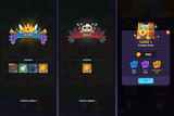 Fantasy hero interface design by LAYERLAB Shop, GUI Pro - Fantasy Hero, featuring detailed fantasy character elements and vibrant colors.