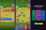 Fantasy hero-themed GUI interface by LAYERLAB Shop, featuring vibrant fantasy character artwork and customizable design elements.